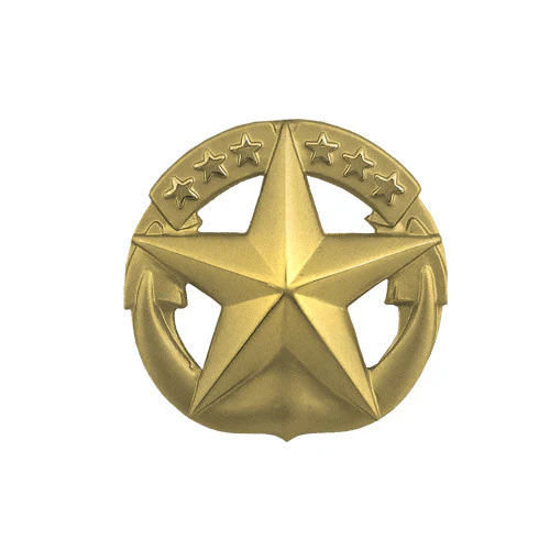 Navy Badge: Command at Sea - miniature, gold matte finish