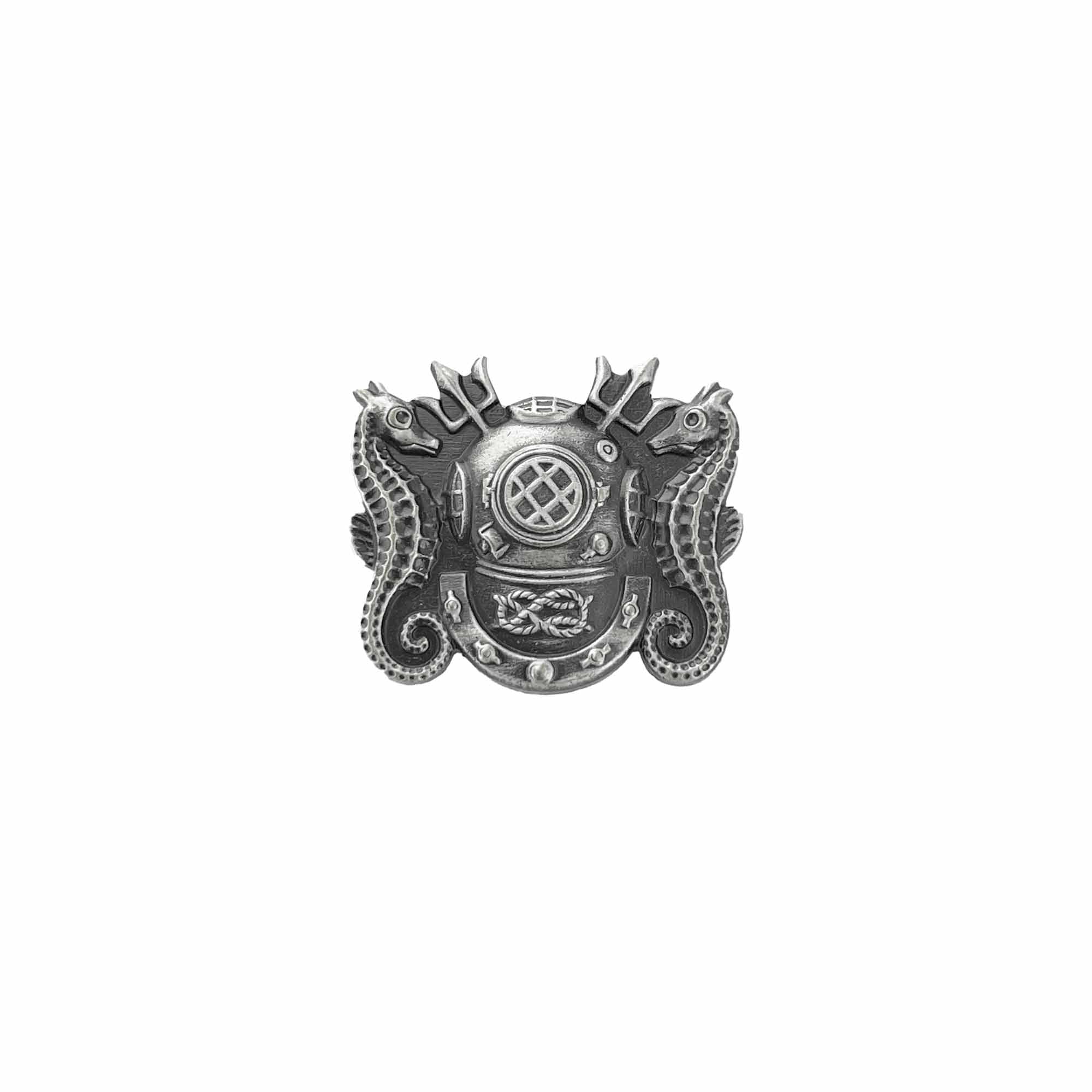 Navy Badge: Master Diver - miniature, oxidized