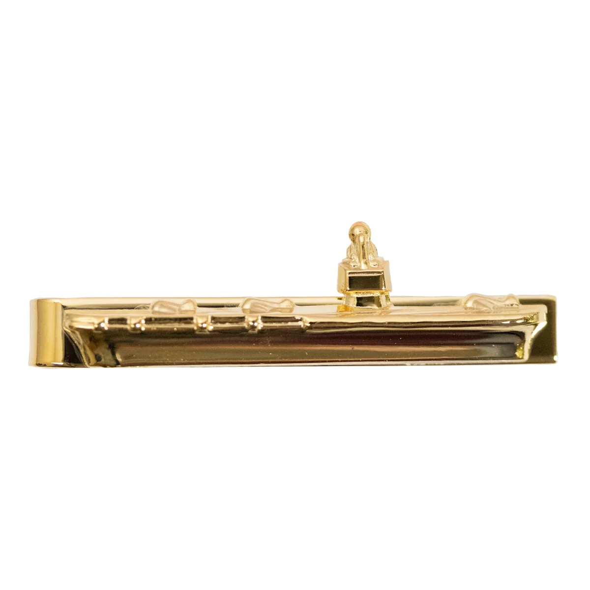 Navy Tie Clasp: Officer with Aircraft Carrier Insignia