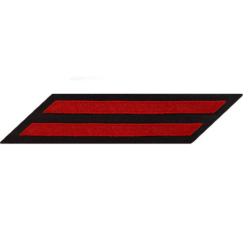 Navy CPO Hash Marks: Red on Blue GAB set of 2 - MALE