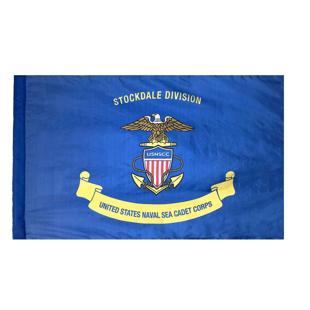 USNSCC Naval Sea Cadet Corps Unit Flag 4' X 6' - Applique Single Sided